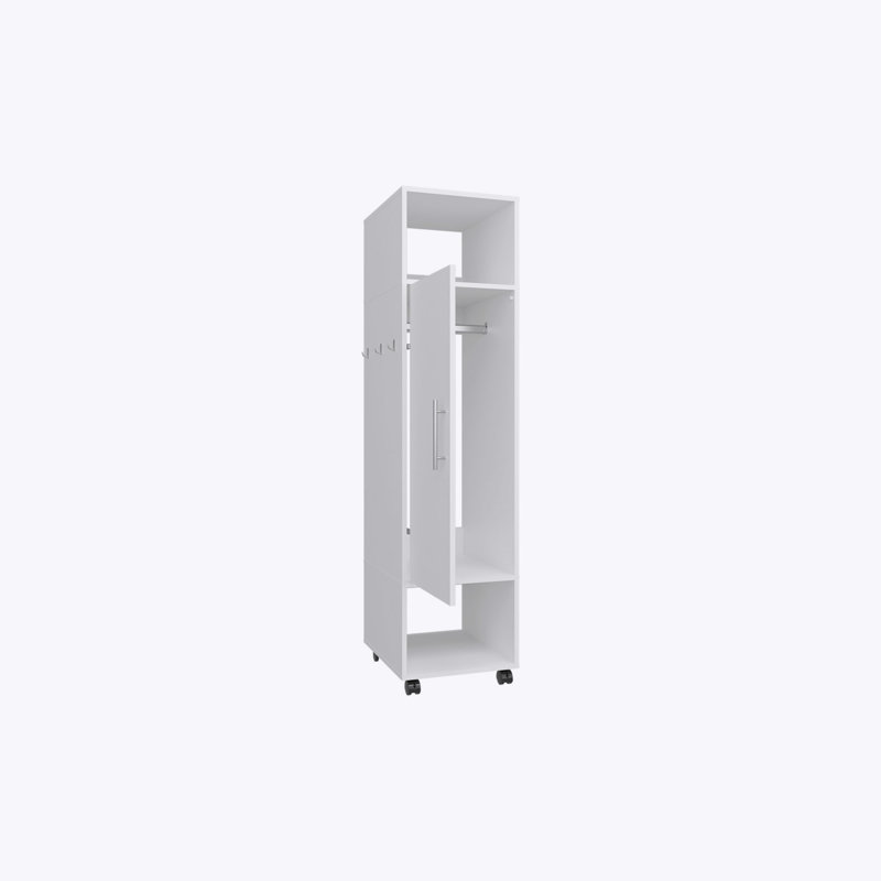 Garde-robe Boston, chambre à coucher, blanc