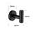6 Pack Bathroom Towel Hooks Coat Hooks Shower Kitchen Wall Hooks, Matte Black