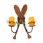 Rustic Lodge 2 - Light Armed Sconce