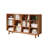 Household Wall-To-Wall Integrated Storage Grid Dwarf Solid Wood Bookcase-1057125051