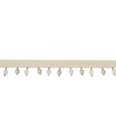 Isolde Beaded Trim Fabric