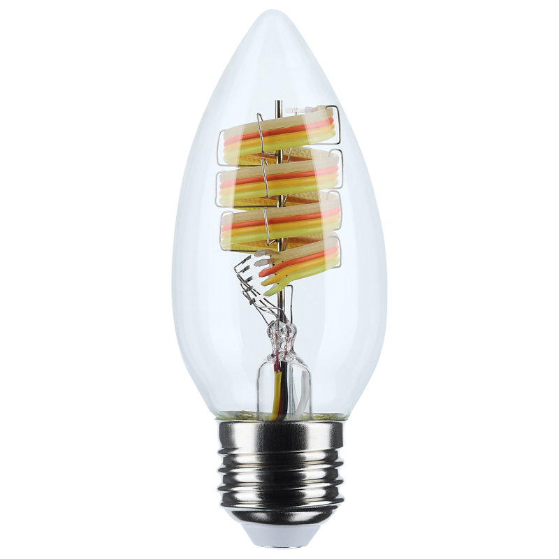 4 ampoules B11 DEL 2700K-5000K RVB / blanc étoile de mer réglable IOT Base moyenne 120 volts