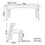 Ensemble de chaises de table de salle à manger en bois de frêne Ash-102352271