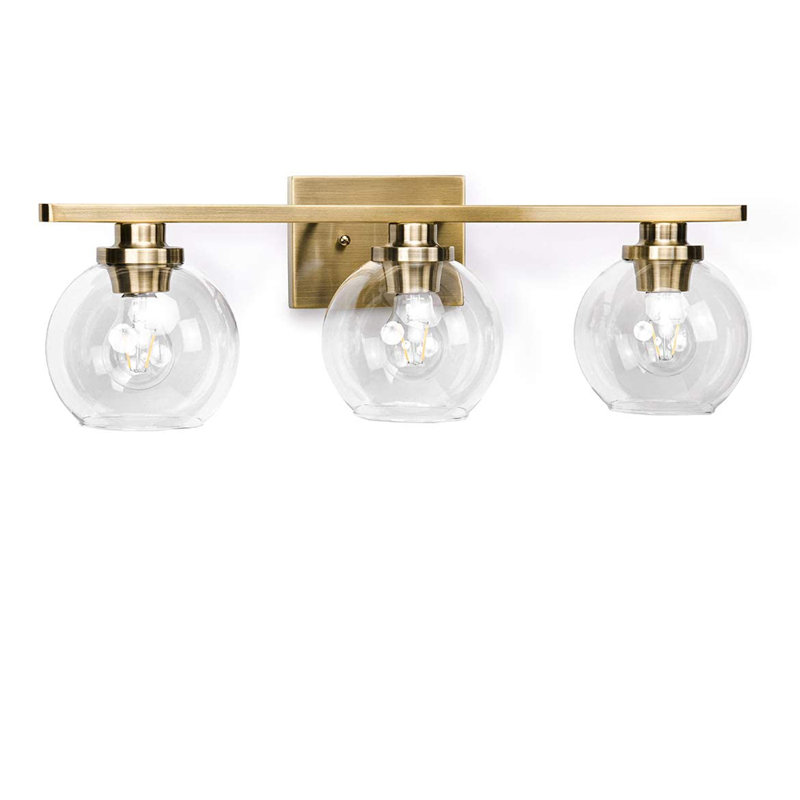Éclairage pour meuble-lavabo à intensité variable Ventana, Or, 3