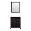 Meuble-lavabo gris foncé 30 po X P 22 po D et 28 po Miroir-117984780