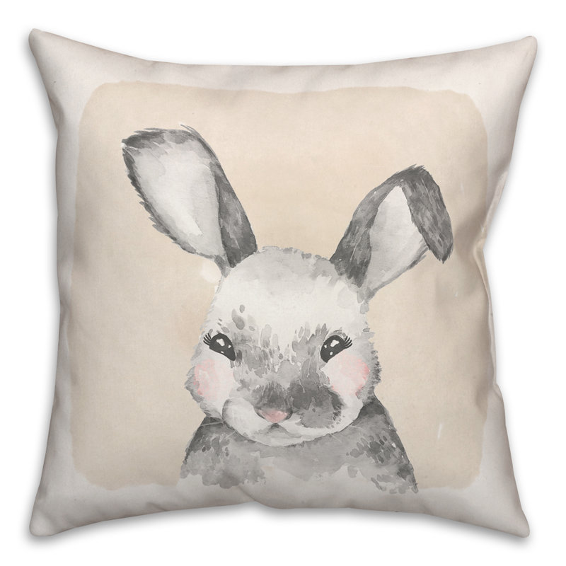 Coussin extérieur Welcome Every Bunny 3