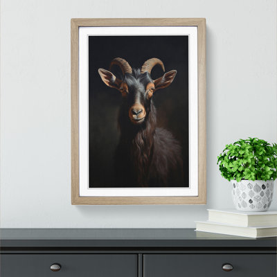 Goat Realism - Framed Print