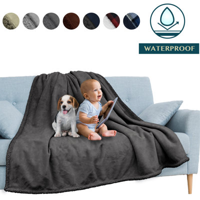 Couverture en molleton doux et imperméable 