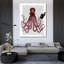 «Bungalow Rose Fab», reproduction d'art sur toile tendue sous le titre: Octopus intelligent-871927698