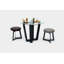 Gax Round Glass Dining Table-21530002-36003186