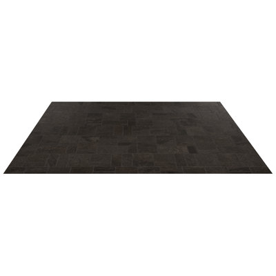 Dominion French Pattern 11.8 in x 15.7 in Matte Limestone Look Porcelain Floor and Wall Mosaic Tile