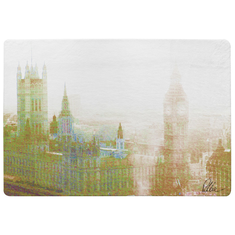 Whitten Shag Area Rug, Rectangle 80 x 150cm
