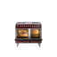 Cuisinière à double combustible de 40 po avec 6 brûleurs scellés et plaque chauffante ILVE Nostalgie II Series (porte pleine)-708322093-708322064