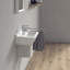 Lavabo de salle de bain mural rectangulaire en céramique avec trop-plein Duravit Starck 3