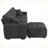 Sectional Sofas 110'' Modular L-Shaped with Extra-Large Seat, Movable Ottoman | Boucle | Light Gray