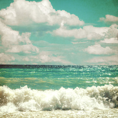 Sea With Waves - Wrapped Canvas Print