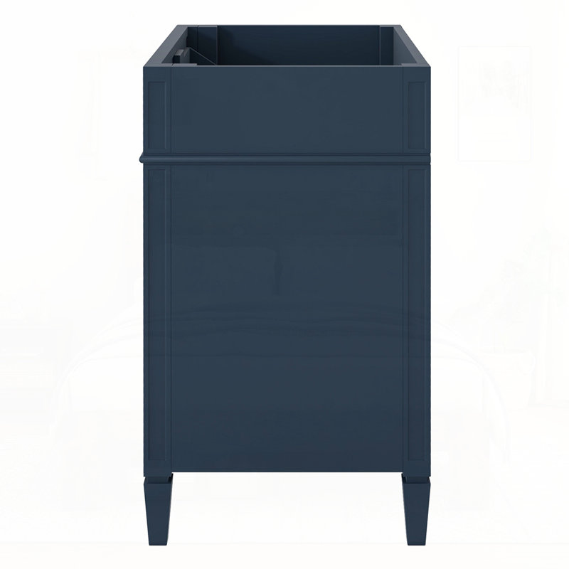 Meuble-lavabo de 30 po sans lavabo supérieur, Bleu