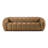 Ekwok - Modern Tan Leather Sofa