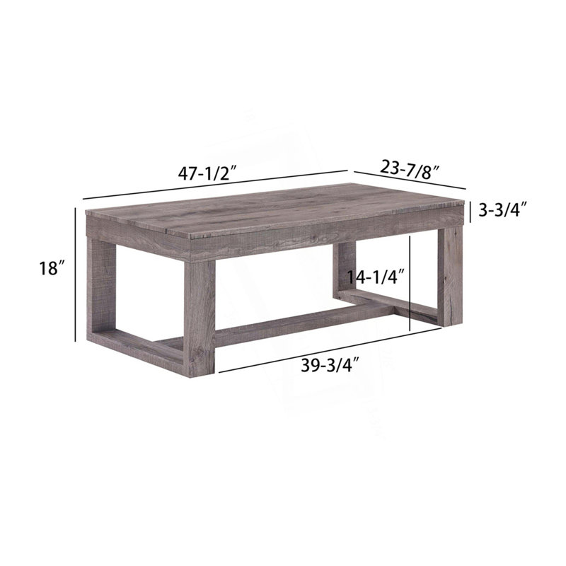 1Pc Contemporary Coffee Table