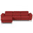 Milton Keynes Italian Leather Electric Reclining Corner Sofa with Adjustable Headrests and Adjustable Armrests-333221993-333222037
