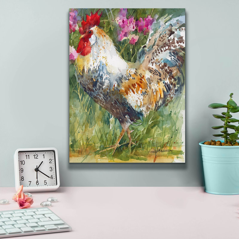 «August Struttin His Stuff» par Annelein Beukenkamp, August Grove, H 16 po x l 12 po x P 0,75 po