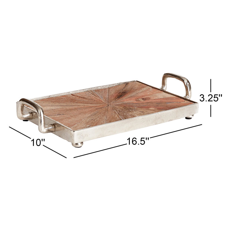 Brighton Decorative Tray, 3.25" H x 10" W x  16.5" D