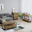 Iron 60 cm W Chest of 4 Drawers-100243877