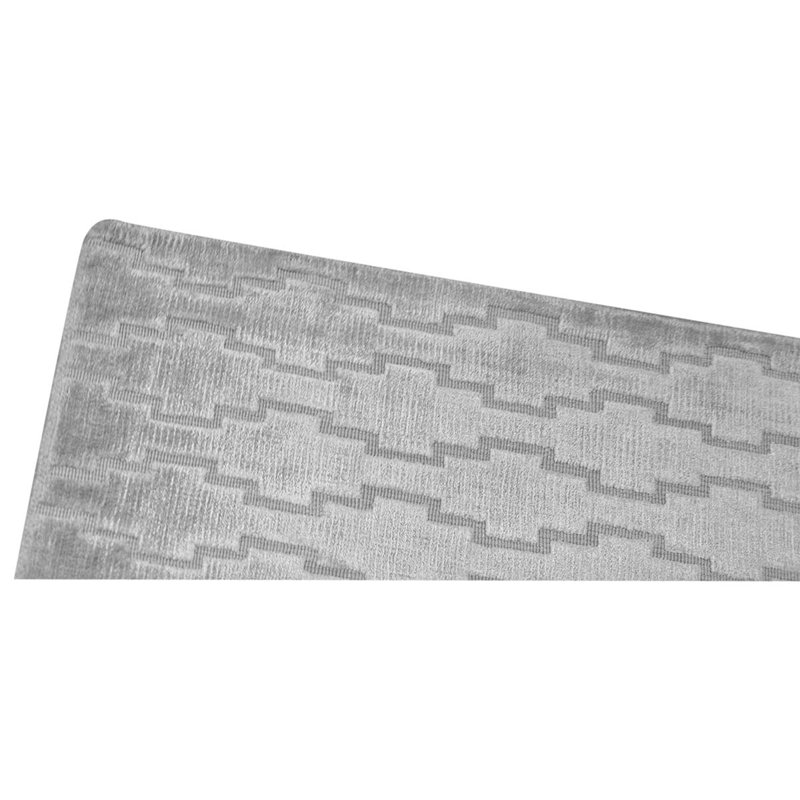 Geometric Area Rug in Gray