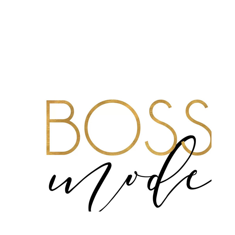 Boss Mode by Anna Quach - Wrapped Canvas Print, 30.48cm H x 30.48cm W