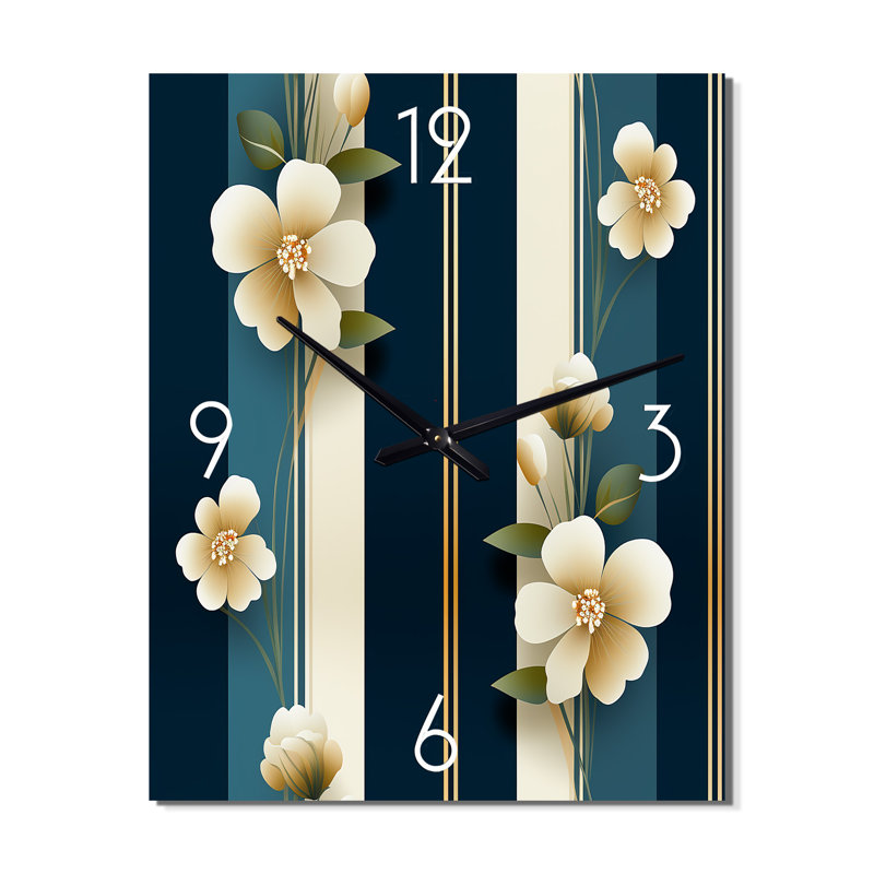 Jamear - Horloge murale rétro, H 32 po x l 16 po x P 1 po