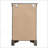 Sleek Transitional Metal Black Chest-746003867