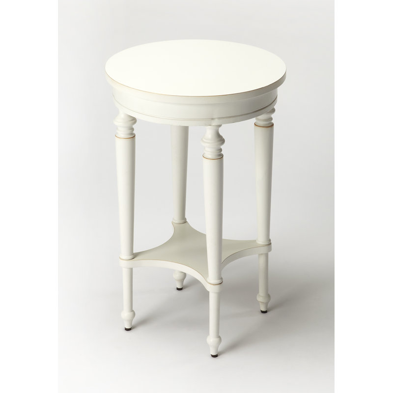 Side Table with Storage, Cottage White