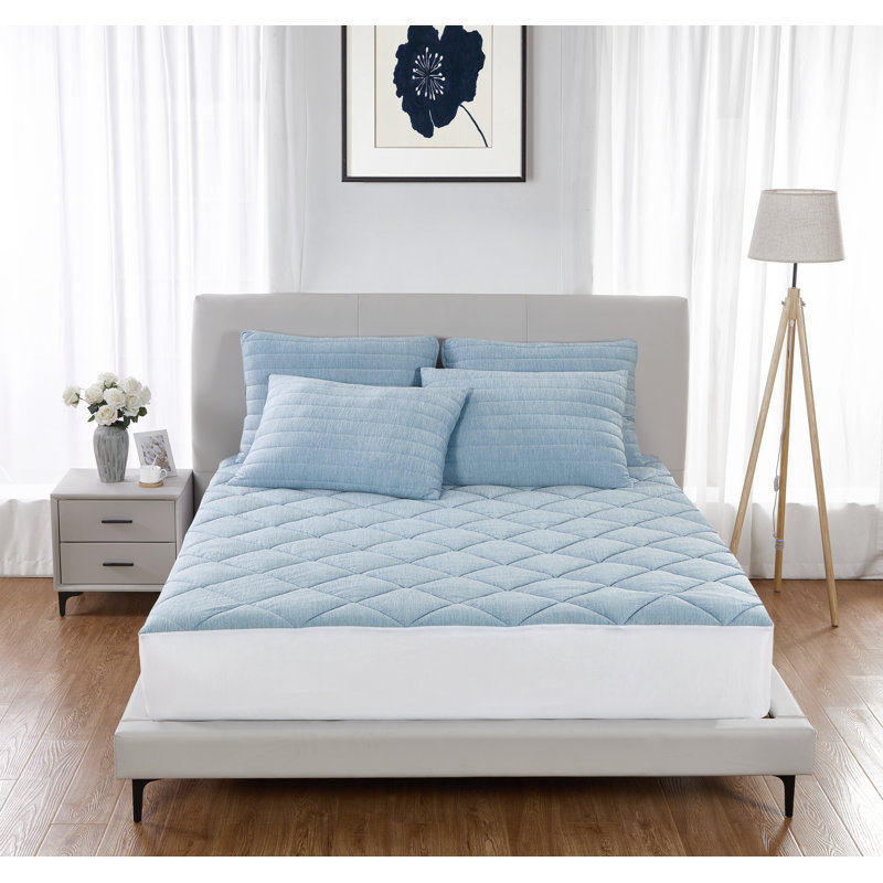 Protège-matelas en duvet synthétique toutes saisons, Double