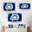«Slice Of Blue Agate Crystal», ensemble de 3 toiles encadrées-2040040172-2040040179