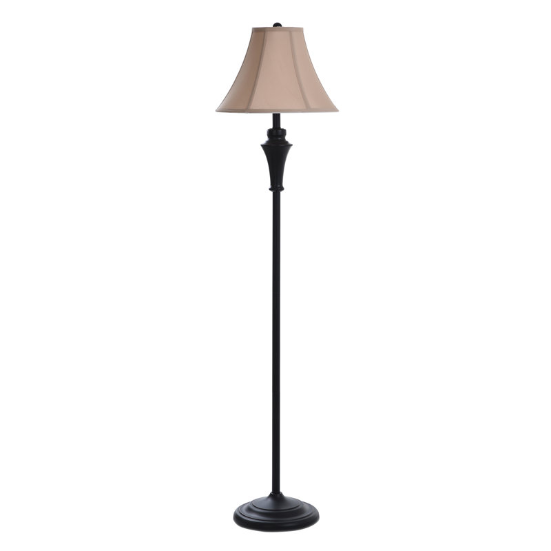 Ensemble de lampe sur pied et de table Aaryahi, Bronze vieilli