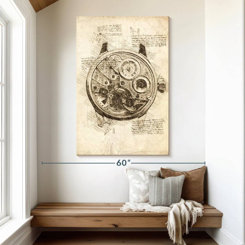 Old Rolex Inside, 51" H x 34" W