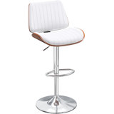 Xzayden Swivel Upholstered Adjustable Height Counter Stool,Bar Stool with Metal Frame