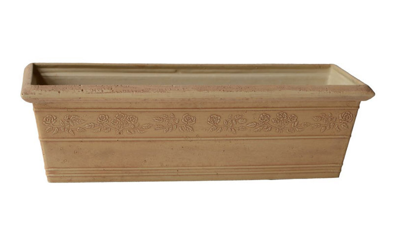 Jardinière en composite PSW, Beige