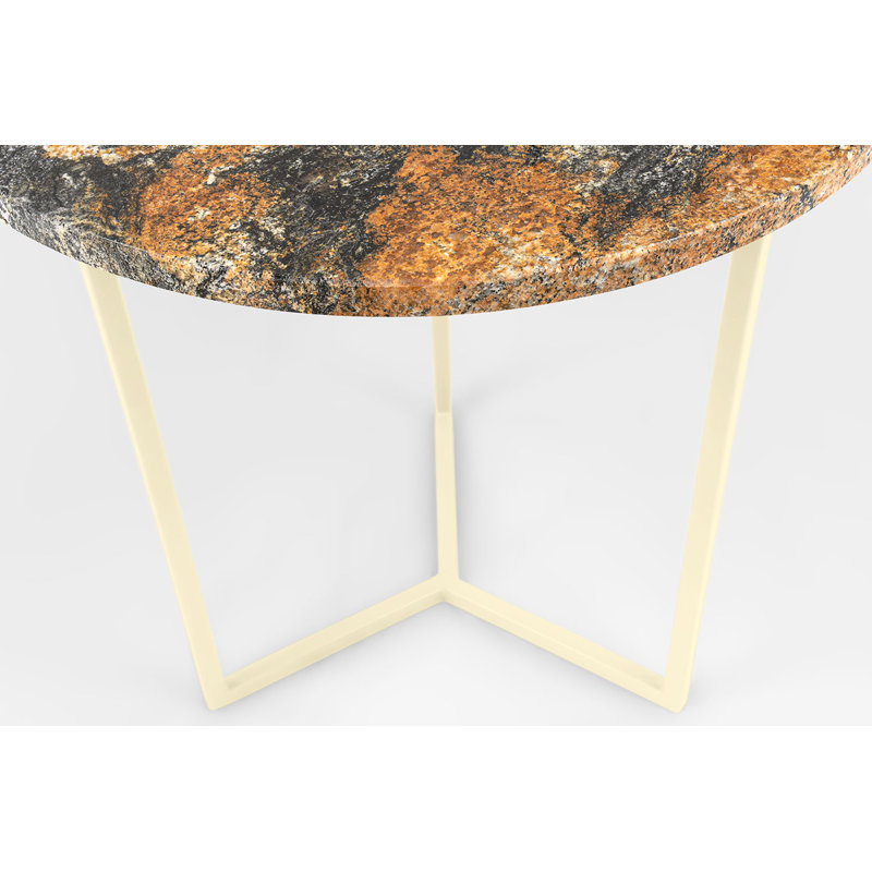 Frame End Table, Beige