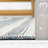 Abani OCE120B Blue Horizontal Striped Indoor/Outdoor Area Rug-1287682444