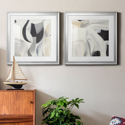 La recherche - ensemble de 2 reproductions d'art sur toile