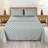 Lux Decor Collection 4 Pc Soft Microfiber Bed Sheets Set Geometric Quatrefoil Bedding-456703912-456577150