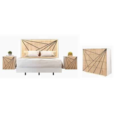 Kyela 4 Piece Bedroom Set
