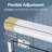 48"W *76"H Double Sliding Frame Shower Door with 6mm Clear Tempered Glass for Bathroom-110089743