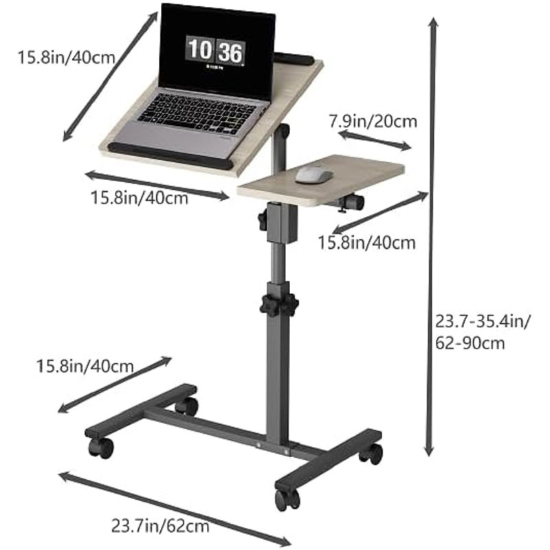 23.6'' W Laptop/Tablet Storage Cart