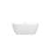 59'' Glossy Acrylic Freestanding Soaking Bathtub With Classic Slotted Overflow And Toe-Tap Drain In Chrome, Cupc C Ertified