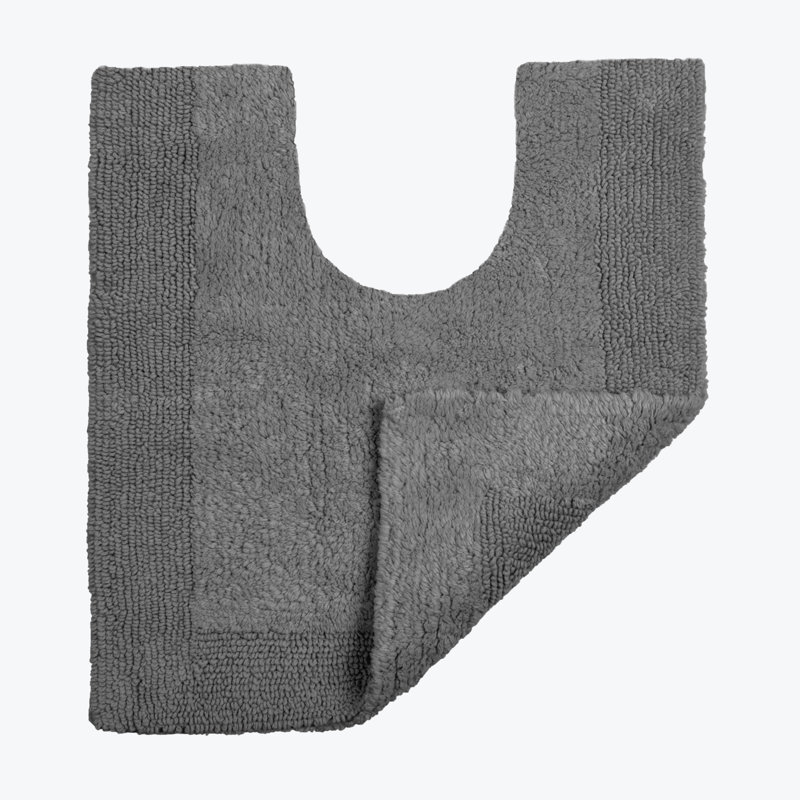 Fredrico Reversible Pedestal Mat, Charcoal