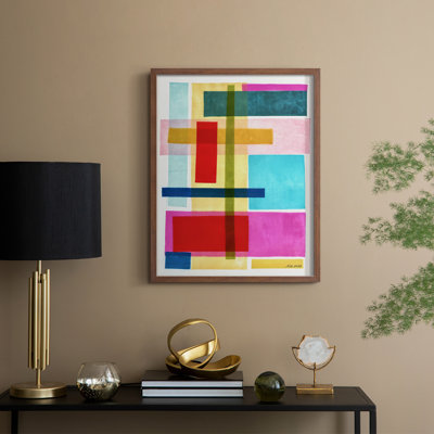 Spectrum I Framed Print - Solid Wood