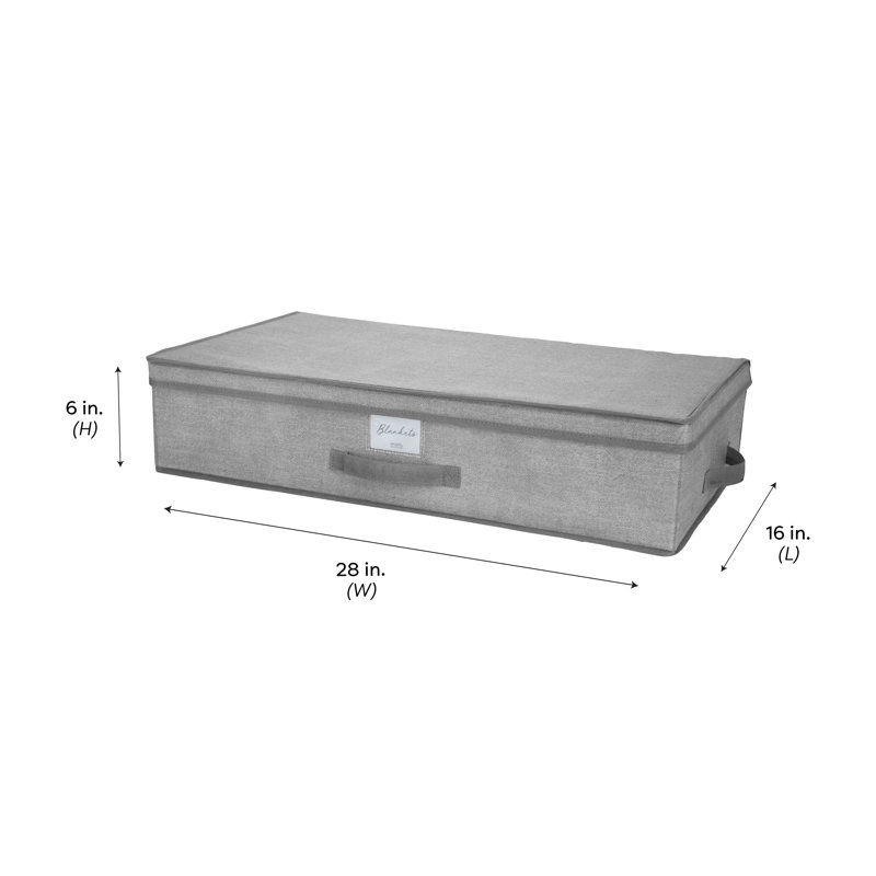 Rangement sous le lit en tissu