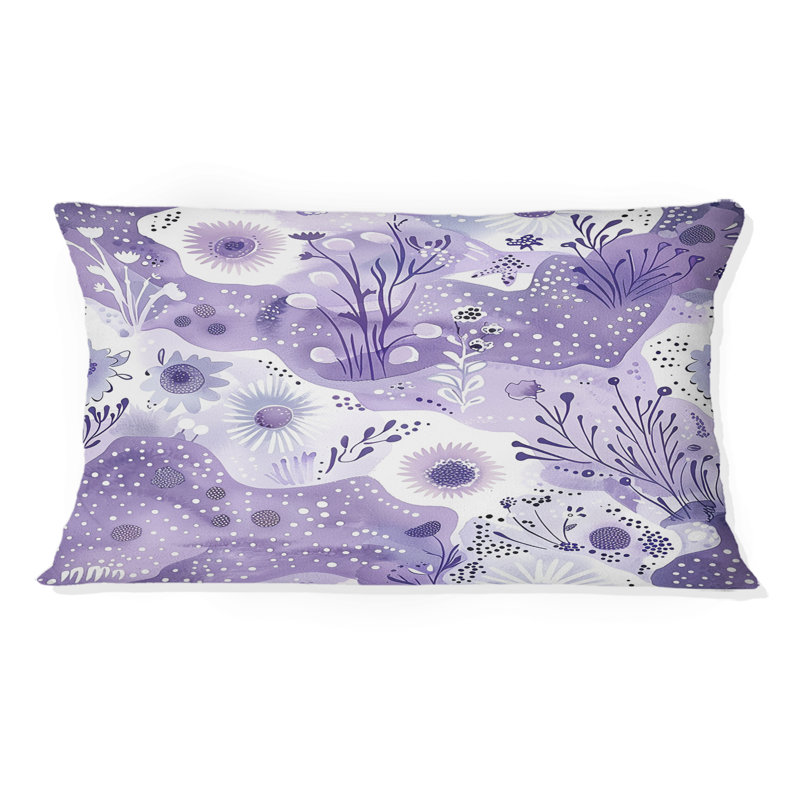 Coussin lombaire mauve lavande Delight I
